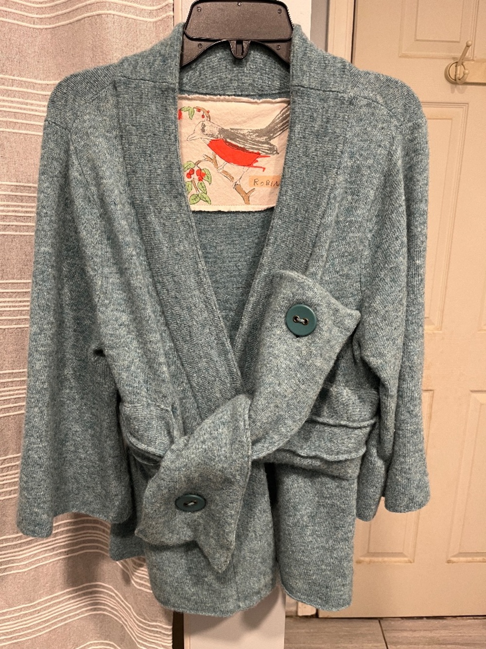 Antropologie Robin Origami Twist Cardigan